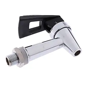 UJEAVETTE Coffee Hot Drink Faucet Coffee Machine Percolator Faucet Silver 1/4 inch