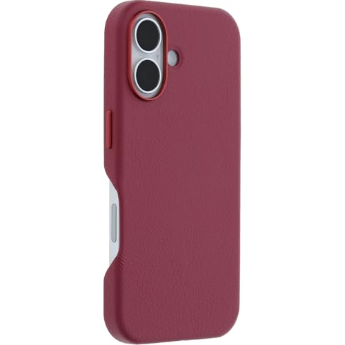 Image of OtterBox iPhone 16 Symmetry Series Cactus Leather for MagSafe - Foxberry Pink