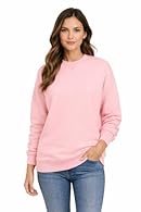Material: 60% Cotton, 40% Polyester Fabric: Soft & breathable cotton blend with French terry lining Fit: Oversized, long line silhouette for relaxed comfort Design: Crew neck pullover with V-detail at neckline Details: Ribbed hem, neckline & cuffs Fe...