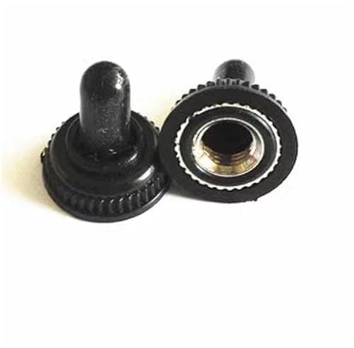 Interruptor de palanca SPDT DPDT ON-OFF-ON MTS103 con capuchón impermeable de rosca