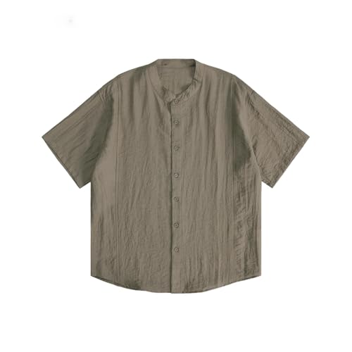 T-shirt homme lin style chinois pour rester frais et élégant lors de vos terrasses