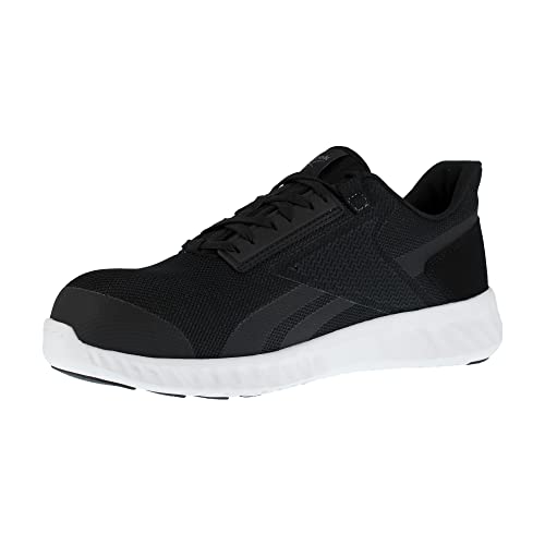 Reebok Work Men's Sublite Legend Work Eh Composite Black and White - 9 Medium
