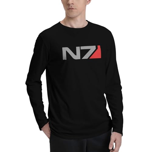 Mass Effect Men's Long Sleeve T-Shirt 100% Cotton T-Shirt2