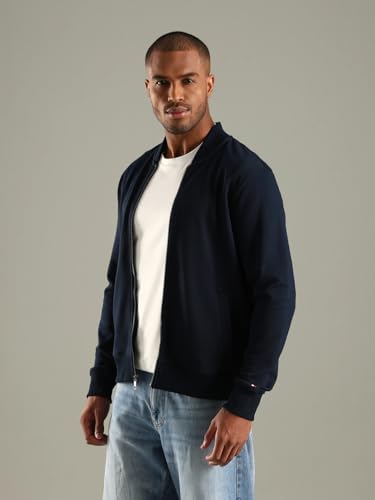 Image of Solid Regular Fit Cotton Jacket