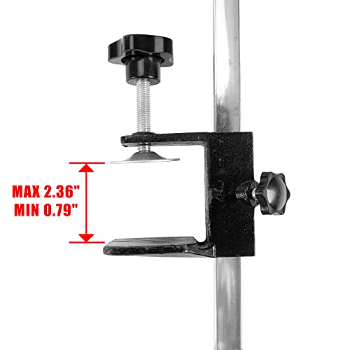 Confote Stainless Steel Adjustable Overhead Pet Grooming Arm With Clamps And Loop Nooses #TOP4