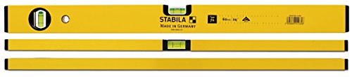 STABILA Wasserwaage Type 70, 30 cm, leichtes Alu-Profil, 1 Horizontal-Libelle, 1 Vertikal-Libelle, Made in Germany - Image 5