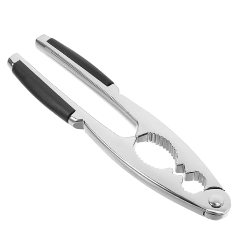 BEBEMOKO 多機能亜合ナッツクラッカー 滑り止めラバーグリップ付き ピーカン ロブスター用頑丈シェルオープナー 家用くるみ割り器