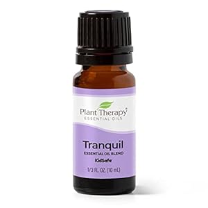 Plant Therapy Tranquil Essential Oil Blend – Peace & Calming Blend 100% Pure, Undiluted, Natural Aromatherapy, Therapeutic Grade 10 mL (1/3 oz)