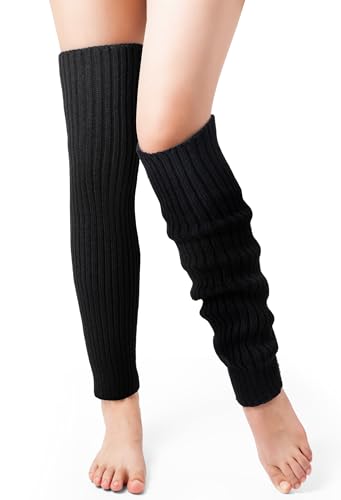 Image of Passionbility Leg Warmers for Women - Leg Warmers 80s Ribbed Knitted Long Socks for Party Sports