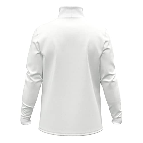 Men's 100% Interlock Knit Combed Cotton Super-Soft Euro Design Ski Casual Turtleneck Pullover White #TOP2