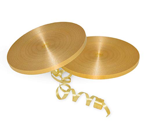 100 Meter Balloon Colour Curling Ribbon Helium Ribbon for Balloons Wedding Birthday Gift Craft Favour Party (Gold)