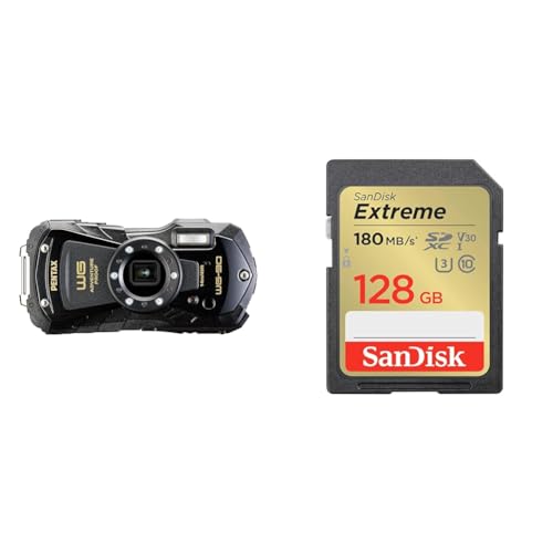 Amazon | PENTAX WG-90 ブラック【SD128GBセット】 本格防水