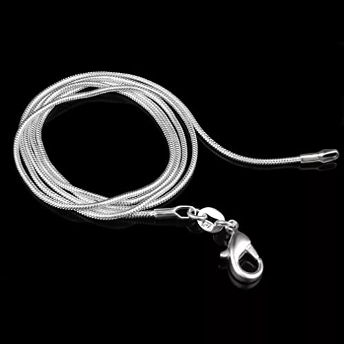 Collier pour fille cadeau d'anniversaire idéal avec maille serpent fine