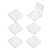 電池ケース 6個セット 電池収納ケース に適している単三電池 単四電池 電池両用 乾電池 充電池 ボックス 持ち運び便利 仕切り 保管 ケース 収納ケース