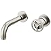 Delta Faucet Trinsic Wall Mount Bathroom Faucet, Wall Mount Faucet Bathroom, Wall Faucets Bathroom Sink, Brushed Nickel Bathroom Faucet, Stainless T3558LF-SSWL (Valve Not Included)