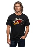 MAKAYA T-shirt motocyklowy i tuningowy dla mężczyzn - Woody Racing Team - Prezenty Akcesoria dla mężczyzn Czarny XXXL