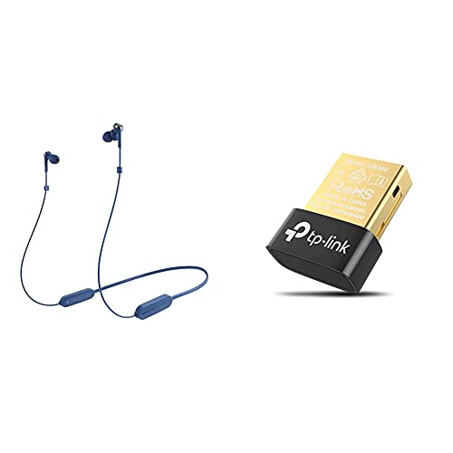 audio-technica SOLID BASS CXCz dቹ hHdl ő20ԘAĐ u[ ATH-CKS330XBT BL & TP-Link Bluetooth USBA_v^ u[gD[Xq@ PCp/imTCY / 