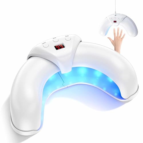Nail Cleaning Light Device for Multiple Fingernails & Toenails, H...