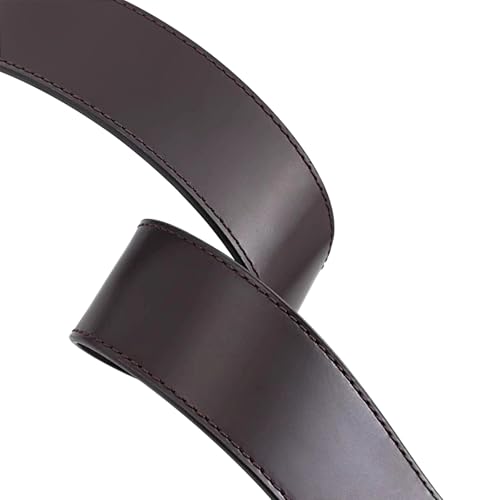 Image of Genuine Vachetta Leather Shoulder Bag Strap Replacement for Neverful Tote Bag(Coffee-Width:1.5in&Length:37.8in)