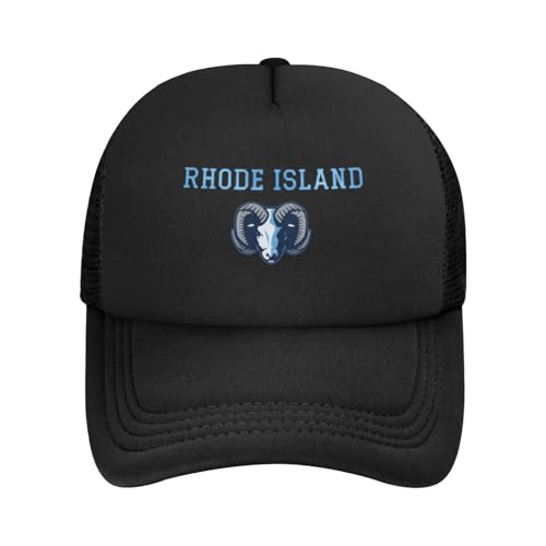 Uri University of Rhode Island Rams Solid Color Lightweight Adult Mesh Baseball Cap