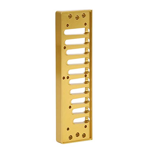 Gowenic Harmonica Comb Harmonica Accessory For Sp20 Aluminum Alloy Harmonica Accessory Comfortable To Play(Gold) #TOP5