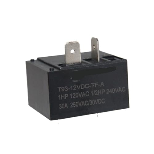 Relais SPST T93 DC12V 30A pour remplacer un commutateur defectueux sur carte electronique