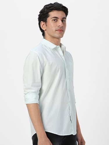 Image of Urbano Fashion Men's Cotton Full Sleeve Regular Fit Casual Solid Shirt