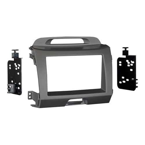 Cadre Double DIN Metra 95-7344G pour remplacer l'autoradio Kia Sportage 2011 gris