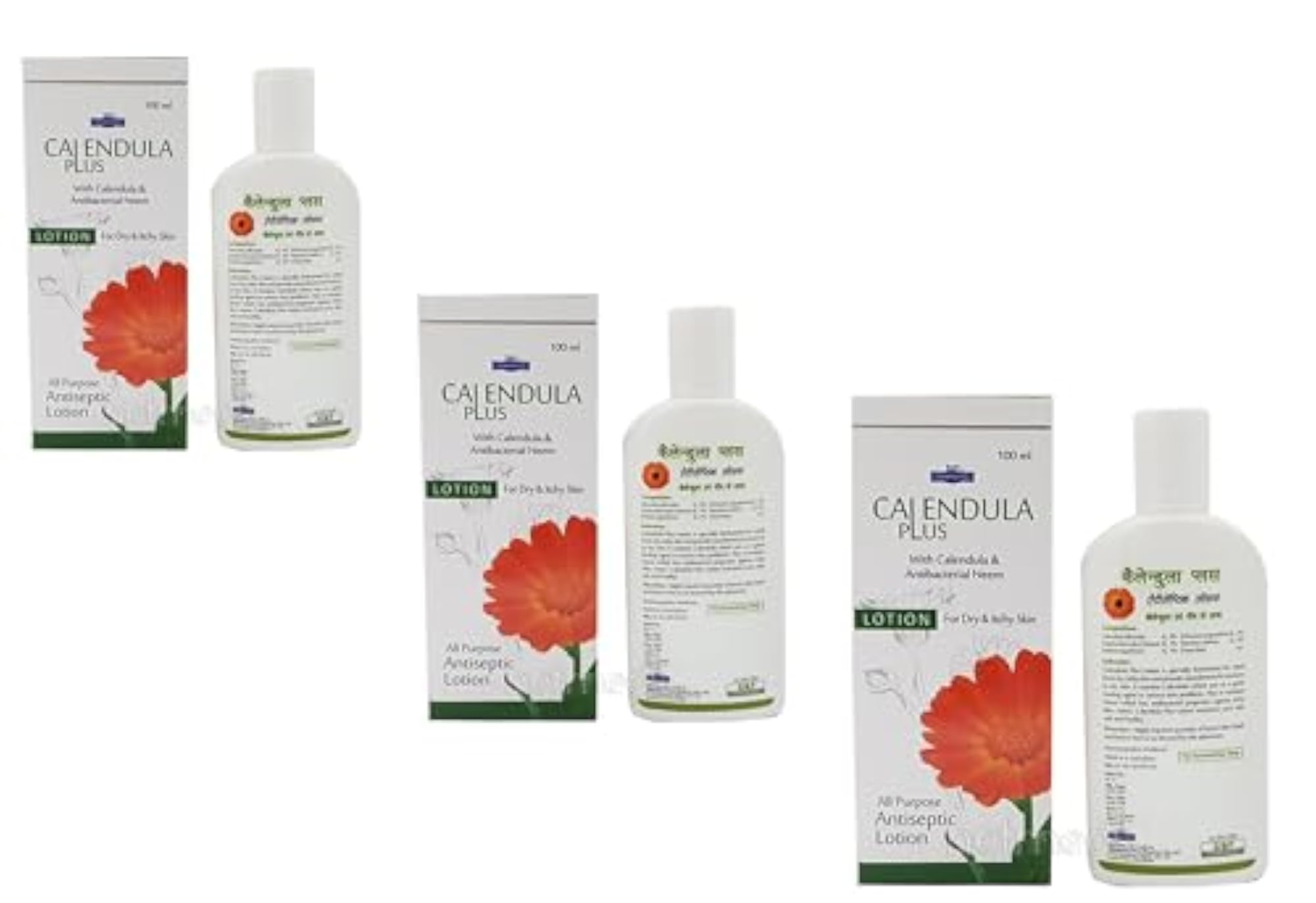Calendula Plus Lotion 100 Ml (Pack Of 3)