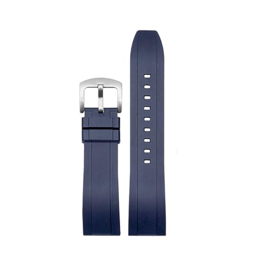 RWUXCYNTP �t�b�f�S�����v�o���h �A�_�v�^�[�R�l�N�^�t�� 16mm �J�V�I GA-110 GA-100 DW-5600 6900 GA-2100 ���v�X�g���b�v�ƌ݊�������(Blue silver)