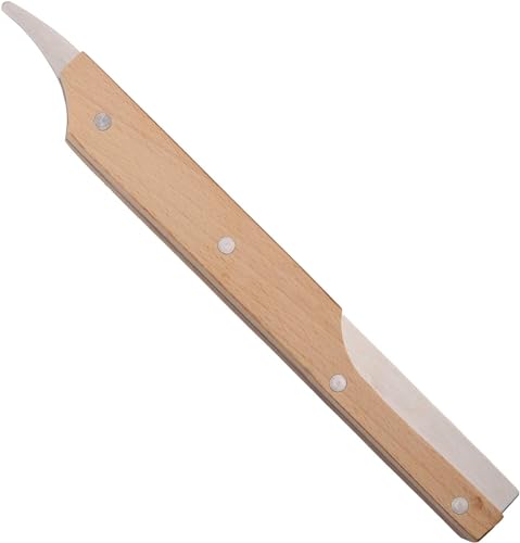 Image of Baskety Coconut Knife, Portable Stainless Steel Coconut Tool, Coconut Opener, Kitchen Coconut Opener with Wooden Non-Slip Handle