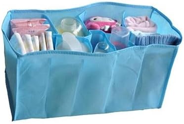 Milisten Multifunctional Diaper Bag Organizer for Moms Blue Bladder Bag with Multi Compartment Storage Diaper Organizer for Travel and Daily Use image 2