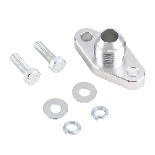 Brida de drenaje de aceite Turbo 8AN para motores Garrett GT15 GT17 y modelos IHI RHF4 TD04