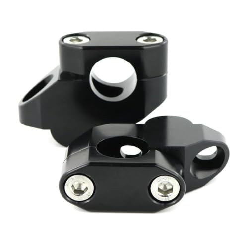Offset Steigleitungen Für Yamaha FZ6 Für Fazer FZS 600 (2004–2009) | Motorrad-Lenkererhöhungen, Montageklemmen, Adaptergriffe, Höherlegung(Schwarz)