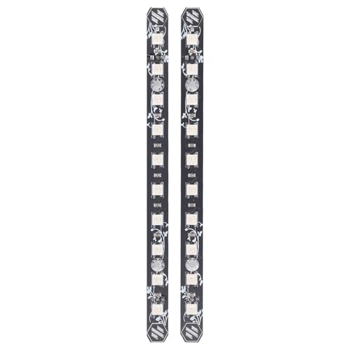 3D Printer LED Light Bar, 2Pcs 3D Printer LED Light Strip 158mm RGB Colorful Light Bar for VORON 0.1 0.2, 3D Printer Acc