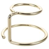 ANDRESLAD Soporte de Esfera de Metal Dorado Mediano, Base Decorativa para Exhibición de Cristal, Soporte Creativo para Bolas Esféricas Adecuado para Decoración de Mesas en Fiestas y Hogar