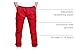 Boy's Cargo Pants Fashion Twill Hiking Pants with Pocket Teen Boys Stretch Sweatpants School Uniform Running Trousers Red