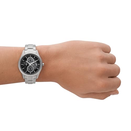 Image of A|X Armani Exchange Men's Multifunction Analog Watch, Necklace Gift Set Stainless Steel Watches for Men