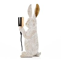 Hestia Rabbit Figurine Table Lamp 35cm High (Bulb Not Included)