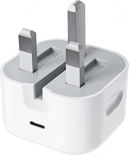 Image of 35W USB-C Fast Charger Plug,Quick PD Charging,Type C Power Adapter Compatible with iPhone 17/16/15, iPad, Samsung Galaxy & USB-C devices