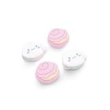 Kuitmor Switch2 スティックカバー Switch2用スティクカバー 有機EL対応 Joy con対応 4枚入れ コントロール キャップ ジョイコンスティックカバー 取り付け簡単 滑り止め 親指グリップキャップ 可愛い 女 男の子 贈り物 プレゼント4PCS (NS2－ホワイト)