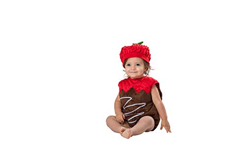 Disfraz Fresa Cubierta de Chocolate para Bebés 4-6 Años miniatura 3