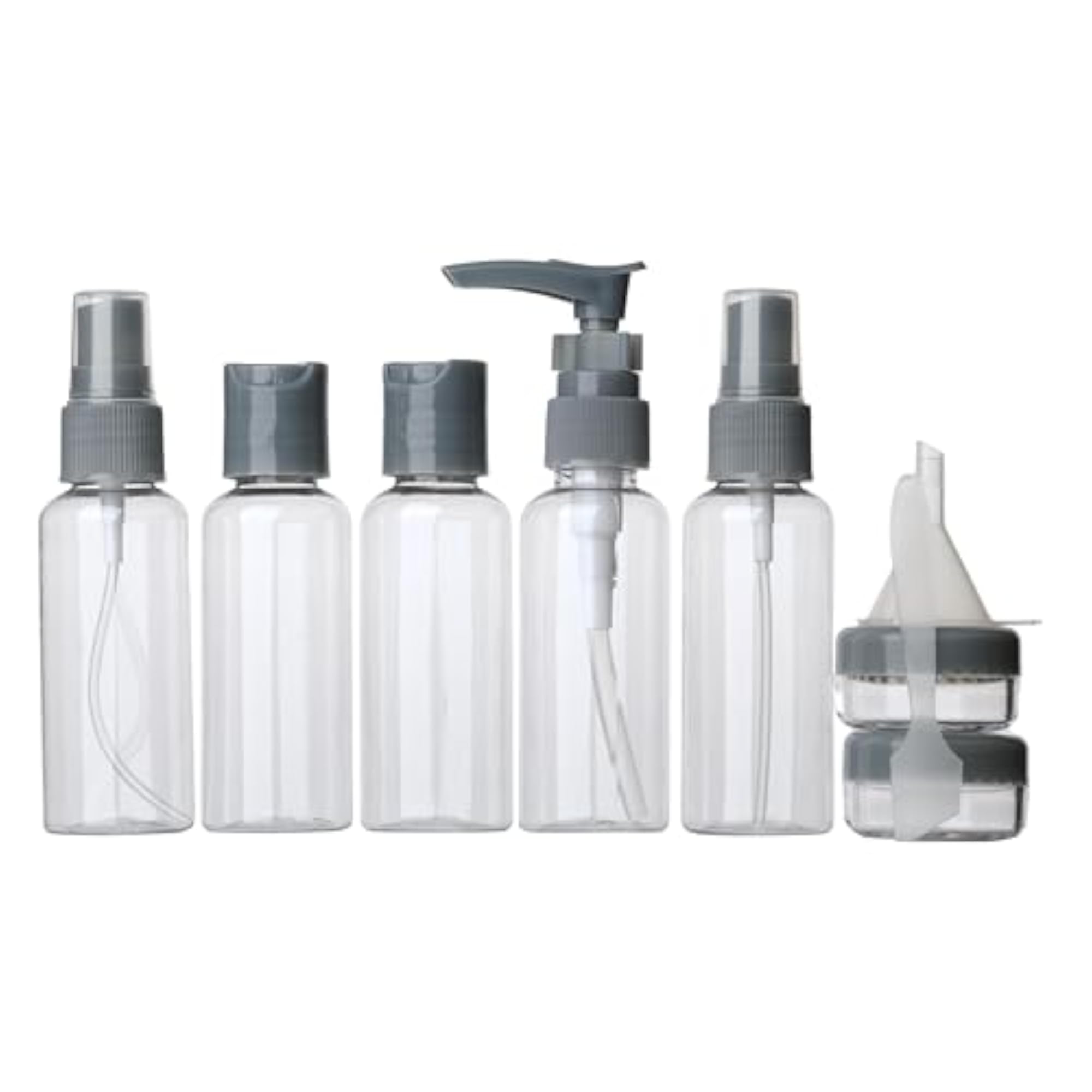 9 Pcs Refillable Travel Bottles Set for Toiletries