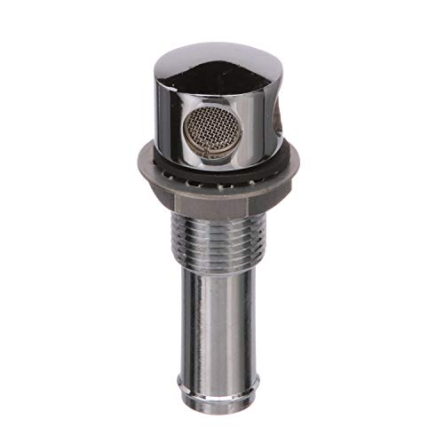 Seachoice Thru Hull Fuel Tank Vent, Chrome-Plated Brass, 5/8 In. #TOP1