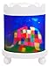 Produktbild Trousselier - Elmer der Elefant - Nachtlicht - Magisches Karussell - Ideales Geburtsgeschenk - Farbe Holz weiß - animierte Bilder - beruhigendes Licht - 12V 10W Glühbirne inklusive - EU Stecker