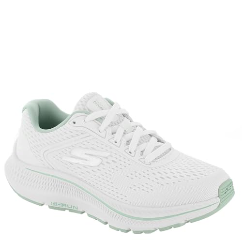 Image of Skechers Women's Go Run Consistent 2.0 Mile Sneakers, White /Mint, 8.5
