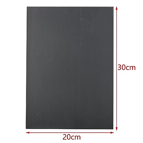 TAODAN 5pcs Corrugated Plastic Sheets Black Waterproof Sign Blank Board 20cmx30cmx0.3mm - Thumbnail 3