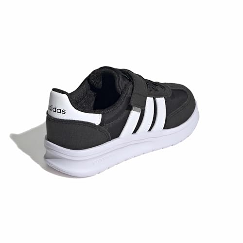 Image of Adidas Unisex-Kids Run 70s 2.0 Elastic Lace Sportswear, Black /White /Gum, 13