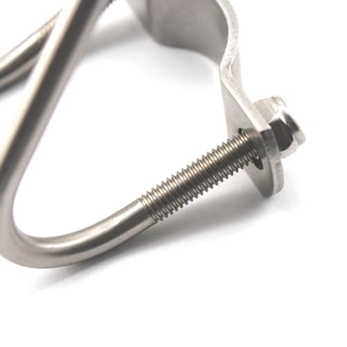 Miniatura 4 de M6xx25x20 - Abrazaderas Cruzadas De Acero Inoxidable Con Forma De U, Tornillo En Forma De U, 4 Unidades