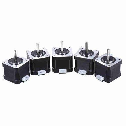 Stepper Motor, Motor Stepper Motor Controller with 90cm Connecting Cable for 3D Printer, Machinery and Equipment, 1.8 De